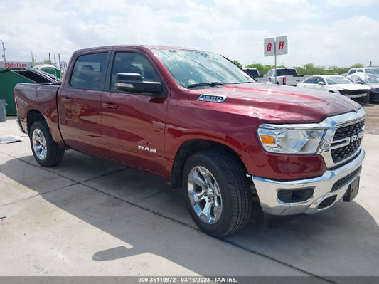 2022 RAM 1500 LONE STAR VIN: 1C6RREFT3NN187196