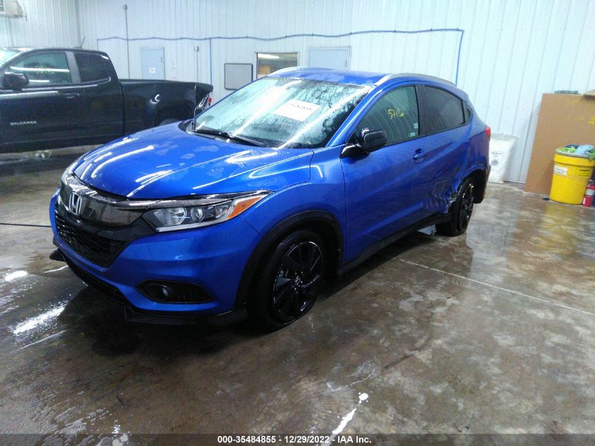 2022 HONDA HR-V SPORT VIN: 3CZRU6H1XNM759622