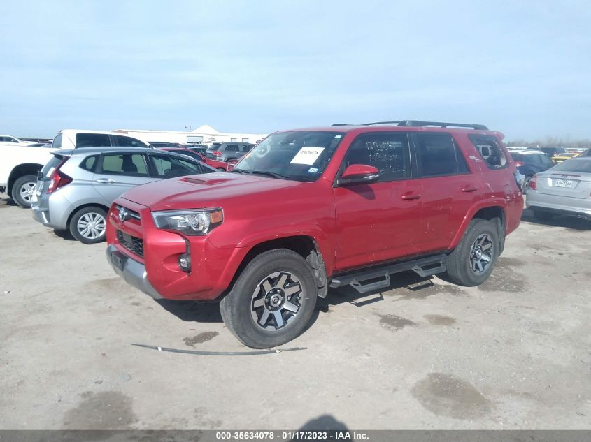 2021 TOYOTA 4RUNNER TRD OFF ROAD PREMIUM VIN: JTERU5JR1M5858040