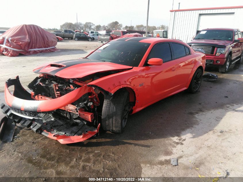 2021 DODGE CHARGER SCAT PACK WIDEBODY VIN: 2C3CDXGJ9MH591427