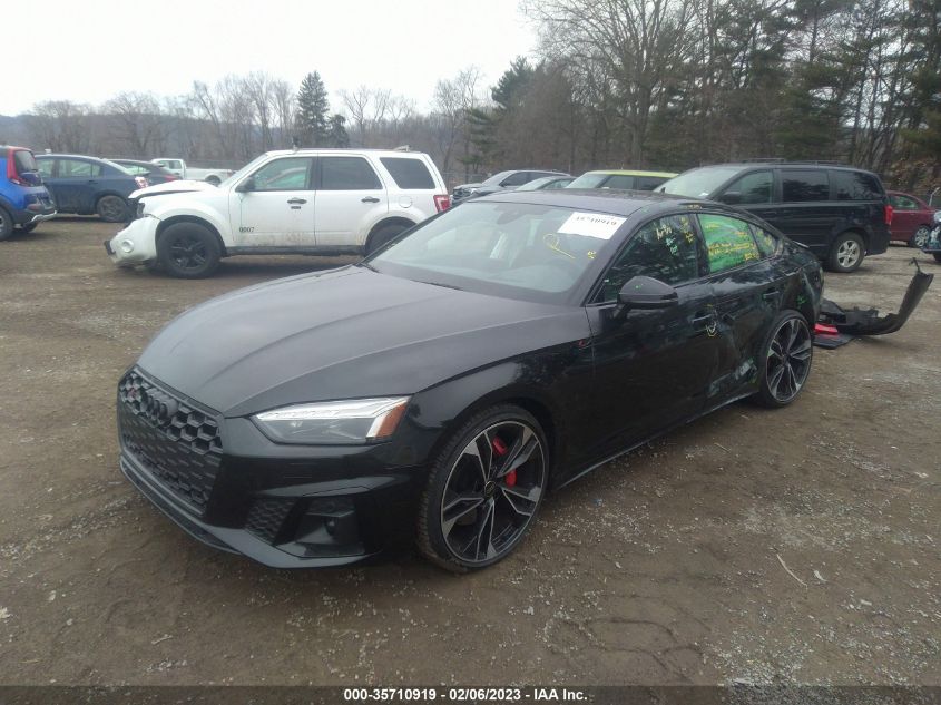 2022 AUDI S5 SPORTBACK PRESTIGE VIN: WAUB4CF55NA014296