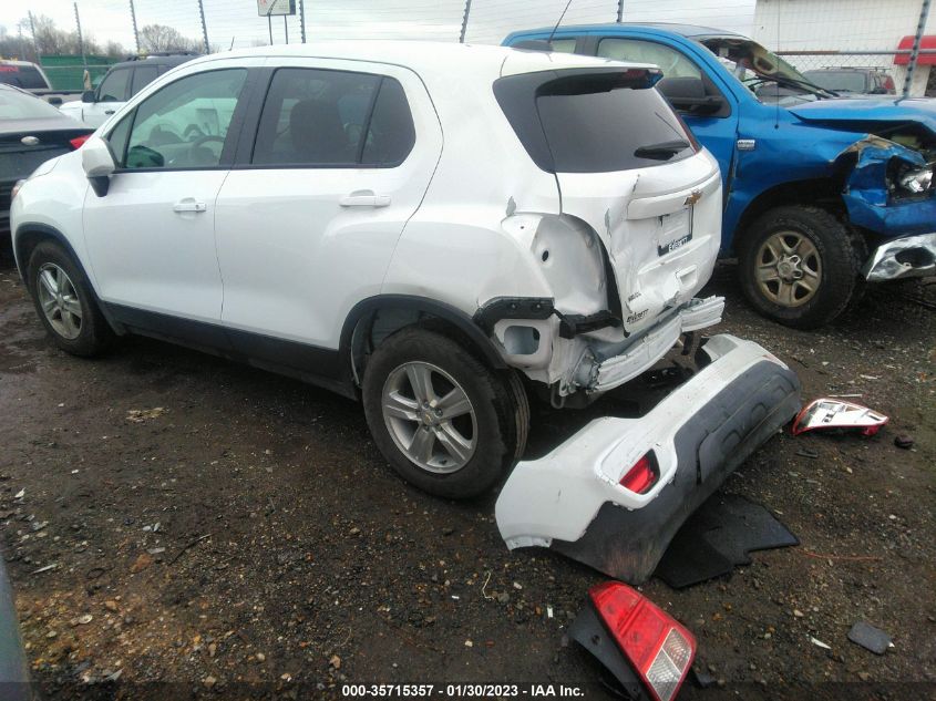 2022 CHEVROLET TRAX LS VIN: KL7CJKSM0NB548482
