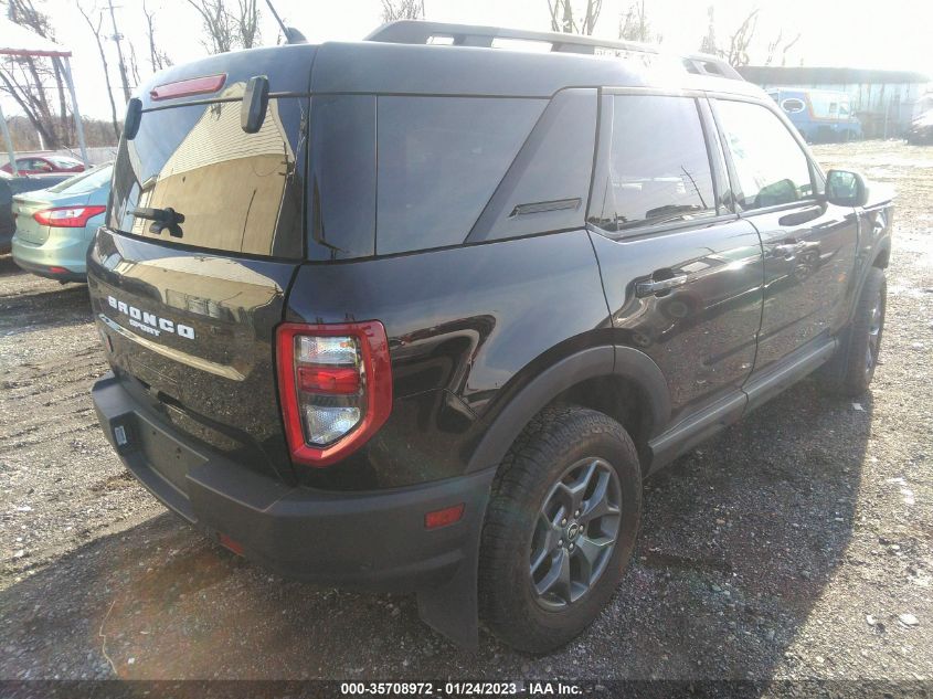 2021 FORD BRONCO SPORT BADLANDS VIN: 3FMCR9D9XMRA51779