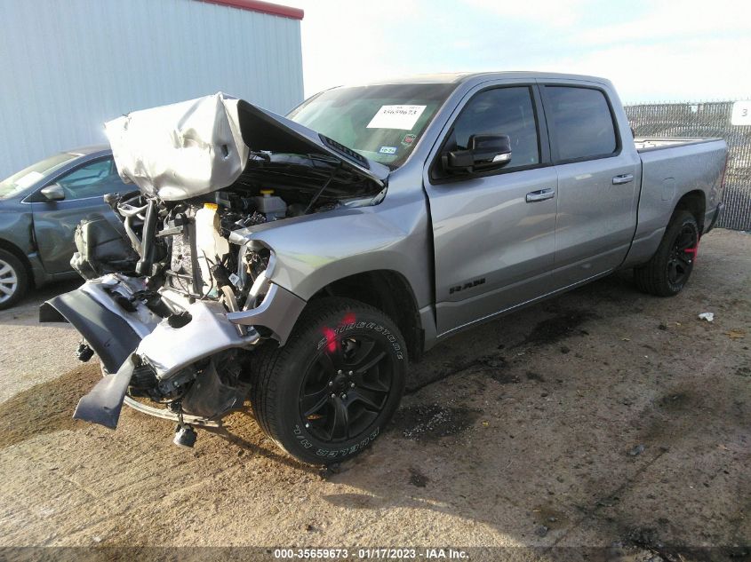 2022 RAM 1500 LONE STAR VIN: 1C6RREMT2NN415899