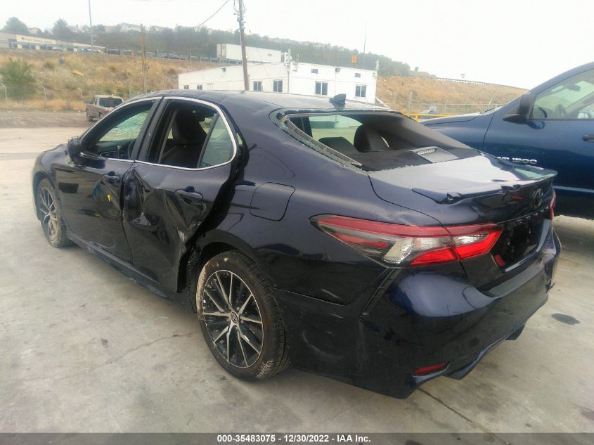 2022 TOYOTA CAMRY SE VIN: 4T1T11AK2NU617380