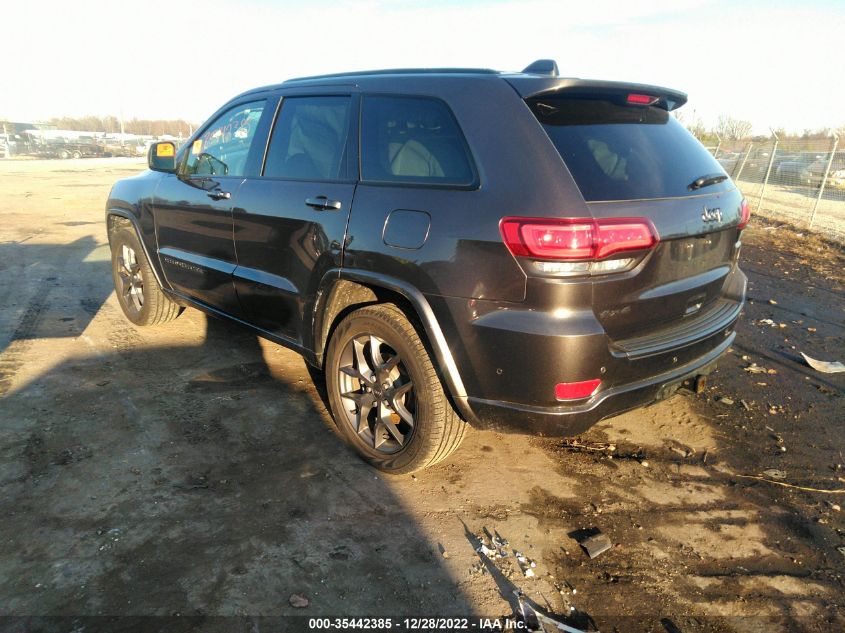 2021 JEEP GRAND CHEROKEE 80TH ANNIVERSARY VIN: 1C4RJFBGXMC858100