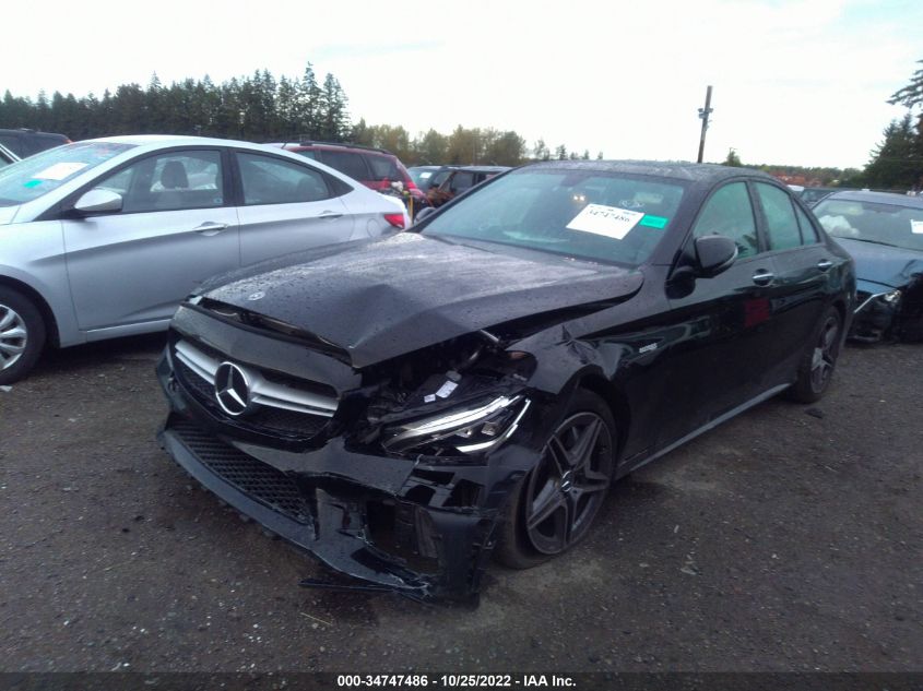 2021 MERCEDES-BENZ C-CLASS AMG C 43 VIN: W1KWF6EB9MR617202