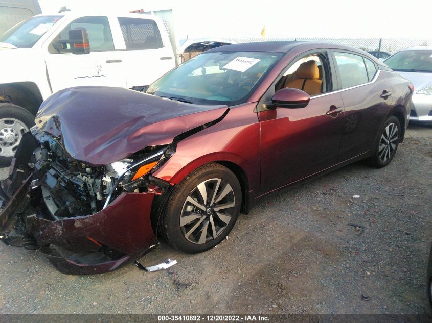 2022 NISSAN SENTRA SV VIN: 3N1AB8CV5NY217404