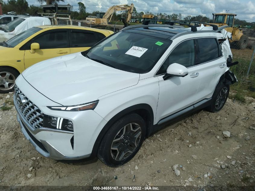 2021 HYUNDAI SANTA FE LIMITED VIN: 5NMS44AL2MH371440