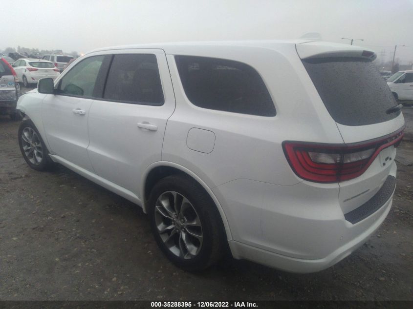 2020 DODGE DURANGO GT PLUS VIN: 1C4RDHDG5LC259068