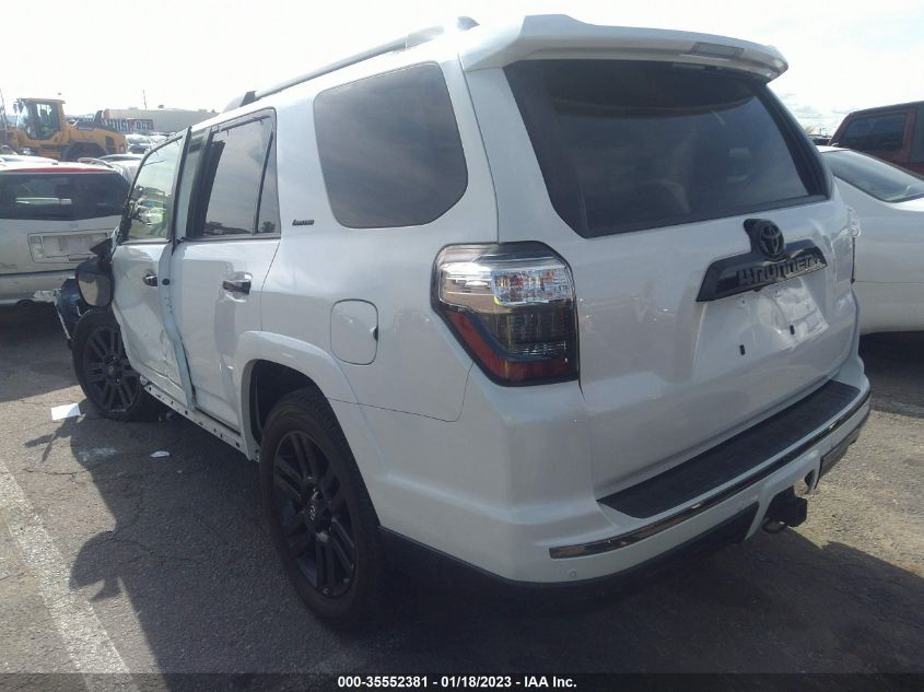 2021 TOYOTA 4RUNNER NIGHTSHADE VIN: JTEJU5JRXM5846532