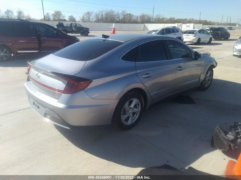 2021 HYUNDAI SONATA SE VIN: 5NPEG4JA8MH063145