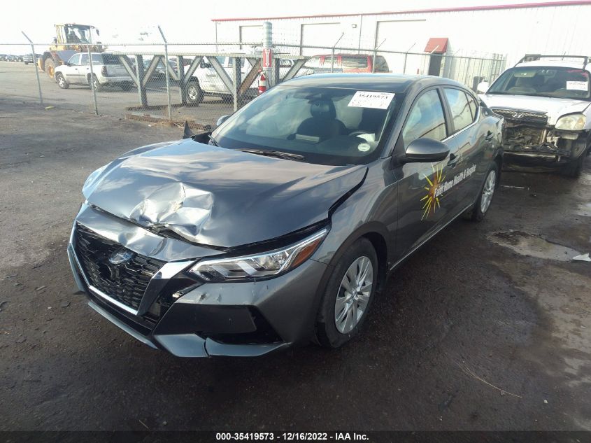 2022 NISSAN SENTRA S VIN: 3N1AB8BV2NY280767
