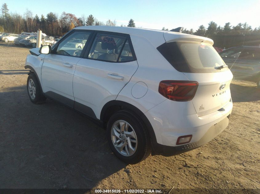 2022 HYUNDAI VENUE SE VIN: KMHRB8A32NU197029