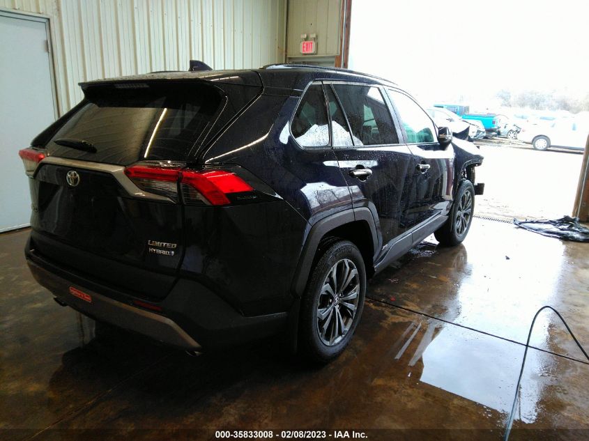 2022 TOYOTA RAV4 HYBRID LIMITED VIN: 4T3D6RFV1NU066986