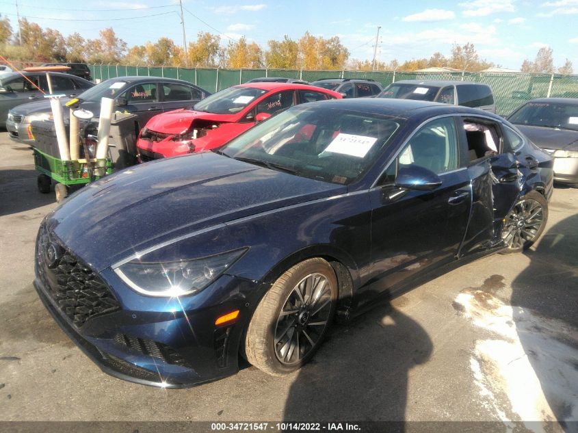 2022 HYUNDAI SONATA LIMITED VIN: 5NPEH4J29NH148552
