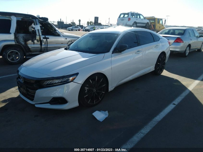 2022 HONDA ACCORD SEDAN SPORT SE VIN: 1HGCV1F45NA060664