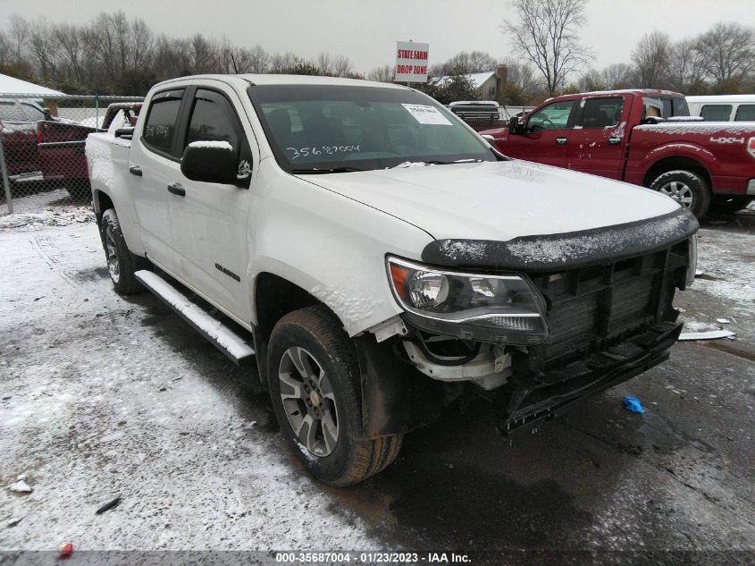2021 CHEVROLET COLORADO 2WD WORK TRUCK VIN: 1GCGSBEA8M1109165