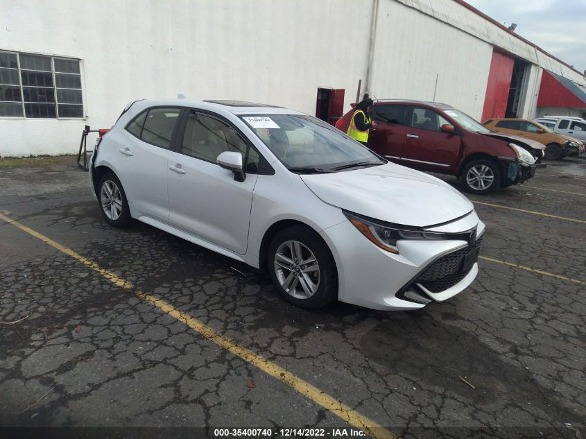 2022 TOYOTA COROLLA HATCHBACK SE VIN: JTNB4MBE7N3158544