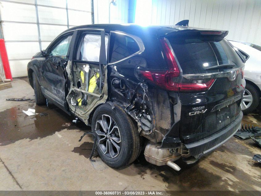 2022 HONDA CR-V EX-L VIN: 2HKRW2H8XNH615337