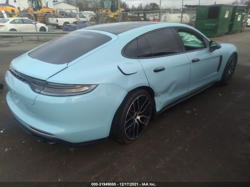 2021 PORSCHE PANAMERA TURBO S VIN: WP0AF2A70ML154450