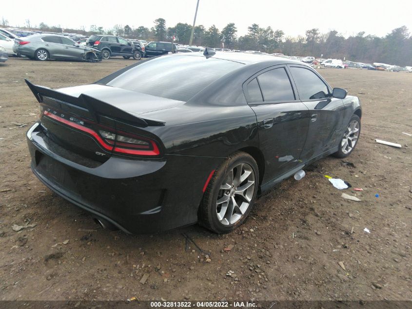 2021 DODGE CHARGER GT VIN: 2C3CDXHG5MH658625