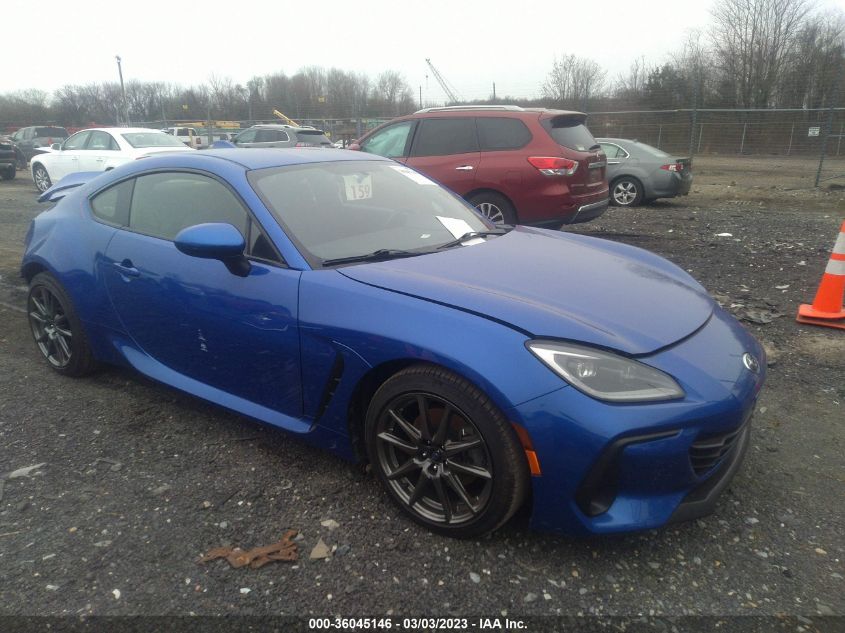 2022 SUBARU BRZ PREMIUM VIN: JF1ZDBB11N9702866