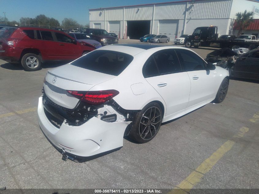 2022 MERCEDES-BENZ C-CLASS C 300 VIN: W1KAF4GB8NR057590