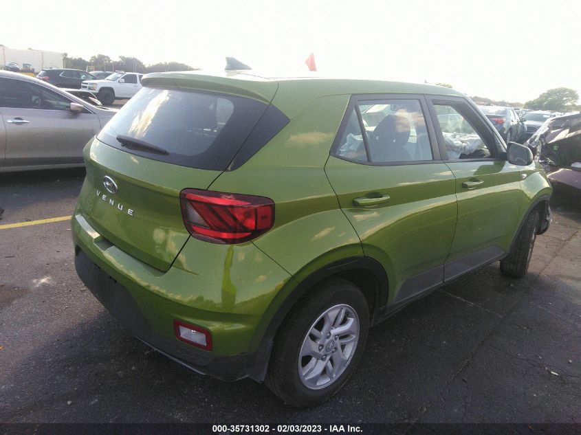 2022 HYUNDAI VENUE SE VIN: KMHRB8A3XNU200243