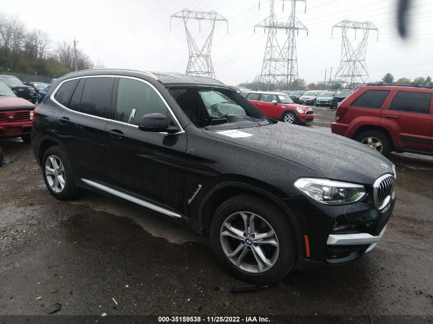 2020 BMW X3 XDRIVE30I VIN: 5UXTY5C01L9C16973