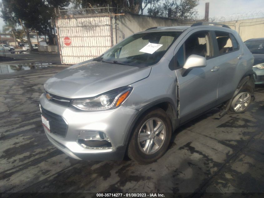 2021 CHEVROLET TRAX LT VIN: KL7CJPSB7MB330923