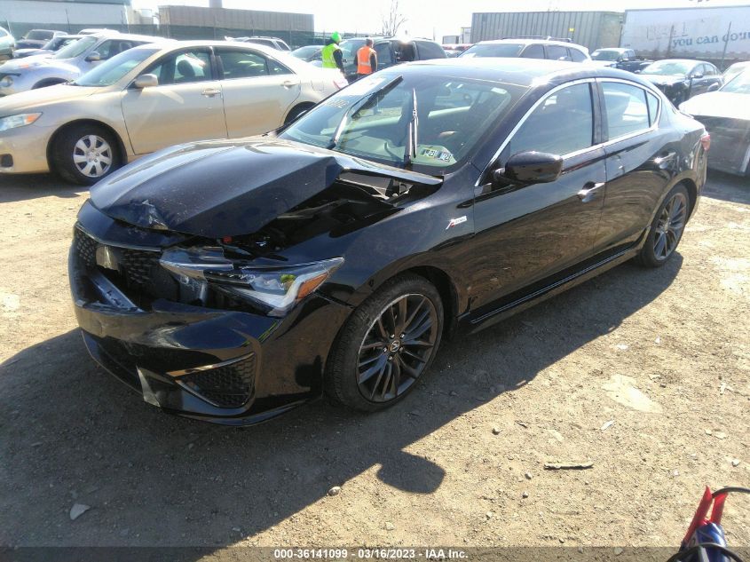 2022 ACURA ILX PACKAGE VIN: 19UDE2F82NA007577