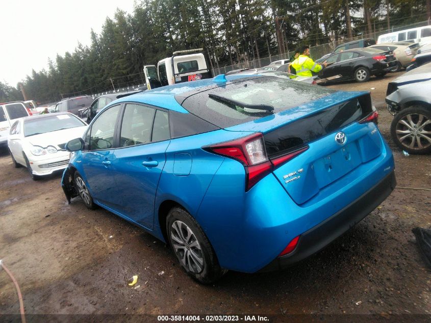 2022 TOYOTA PRIUS NIGHTSHADE VIN: JTDL9MFU4N3034128