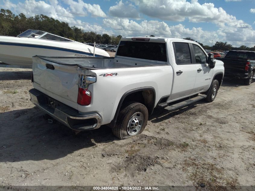2022 CHEVROLET SILVERADO 2500HD WORK TRUCK VIN: 1GC1YLE7XNF179477