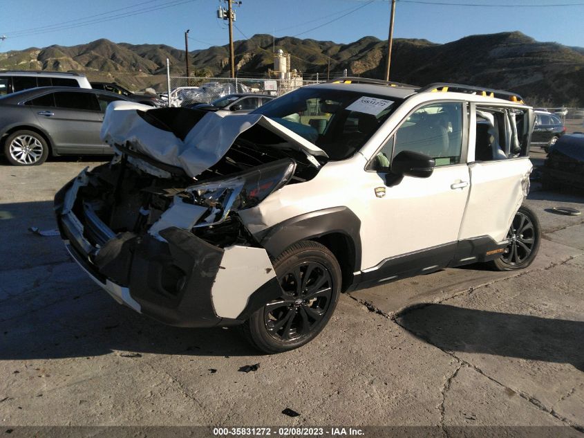 2022 SUBARU FORESTER WILDERNESS VIN: JF2SKAMC4NH400814