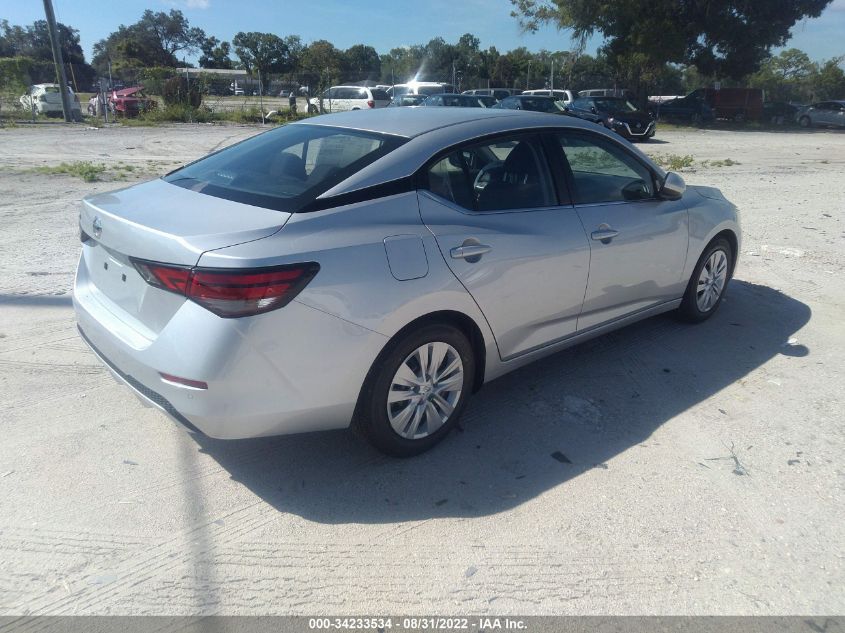 2022 NISSAN SENTRA S VIN: 3N1AB8BV4NY287462