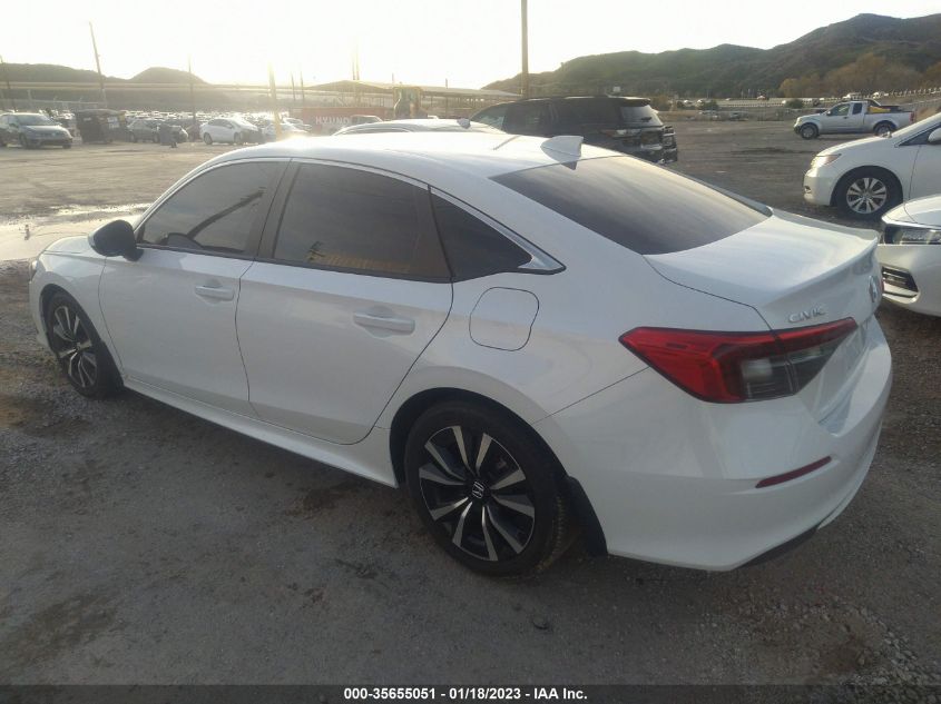 2022 HONDA CIVIC SEDAN EX VIN: JHMFE1F78NX007748