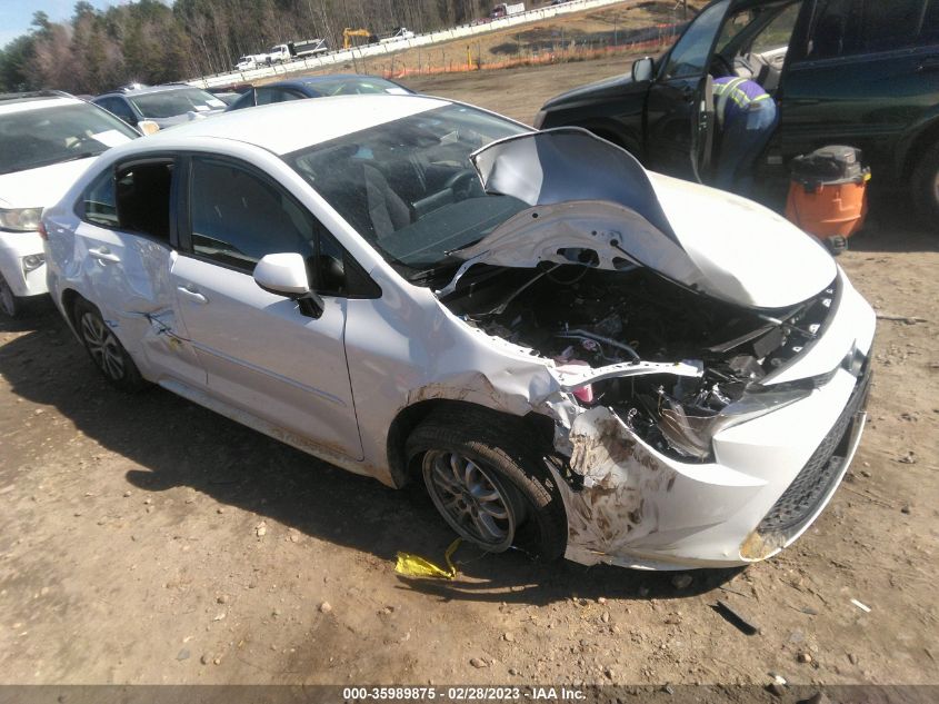2022 TOYOTA COROLLA HYBRID LE VIN: JTDEAMDE5N3010724