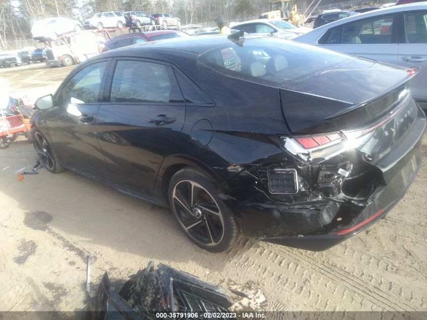 2022 HYUNDAI ELANTRA N LINE VIN: KMHLR4AF0NU341679