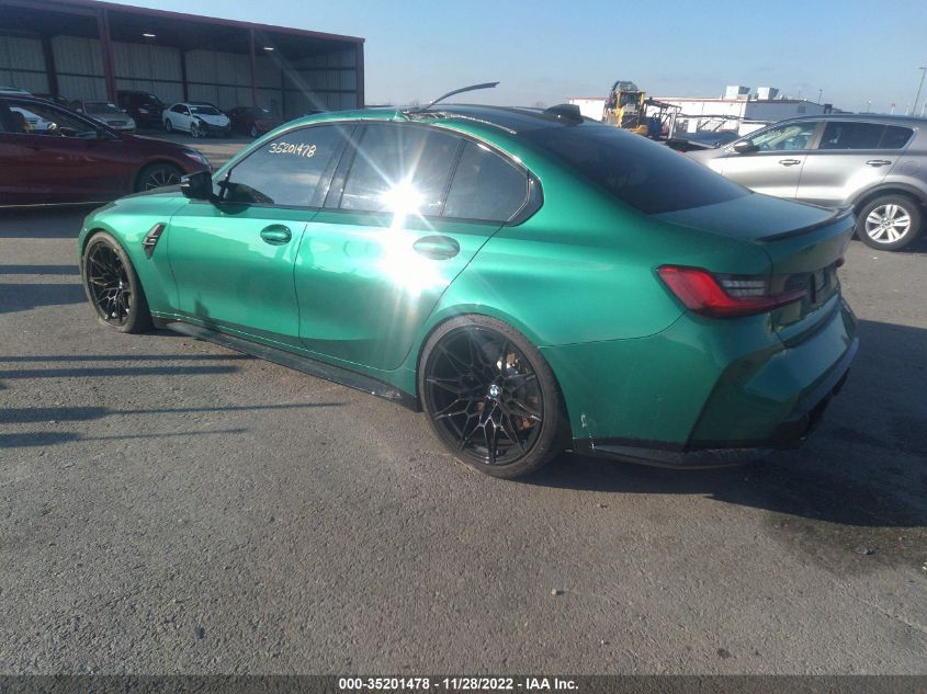 2021 BMW M3 VIN: WBS53AY04MFK75616