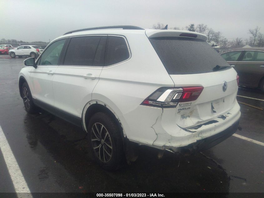 2021 VOLKSWAGEN TIGUAN SE/SE R-LINE BLACK/SEL VIN: 3VV2B7AX1MM055245