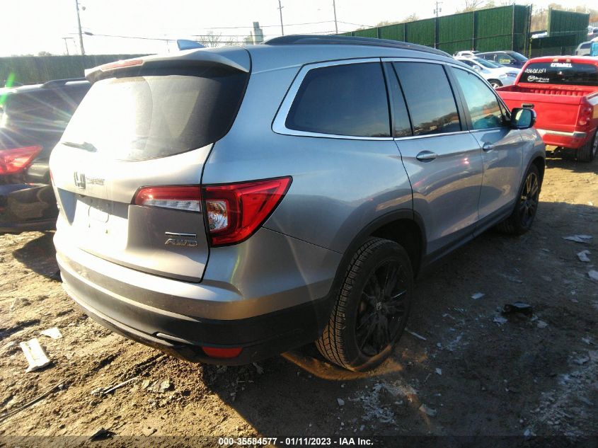 2021 HONDA PILOT SPECIAL EDITION VIN: 5FNYF6H23MB050621