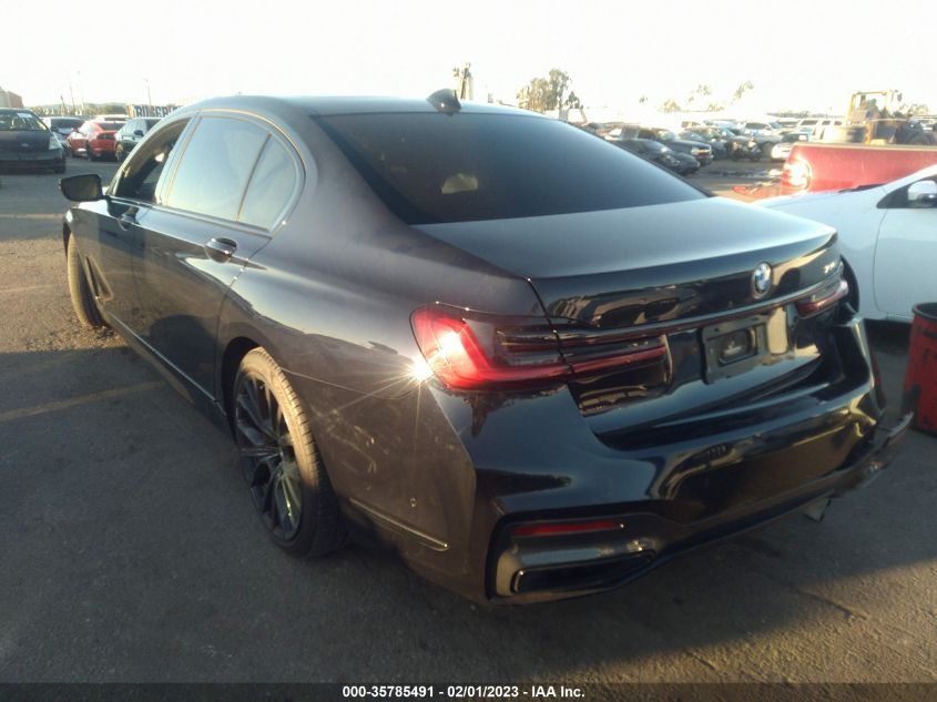 2022 BMW 7 SERIES 740I VIN: WBA7T2C07NCG96438