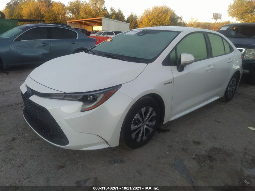 2021 TOYOTA COROLLA HYBRID LE VIN: JTDEAMDE8MJ003745