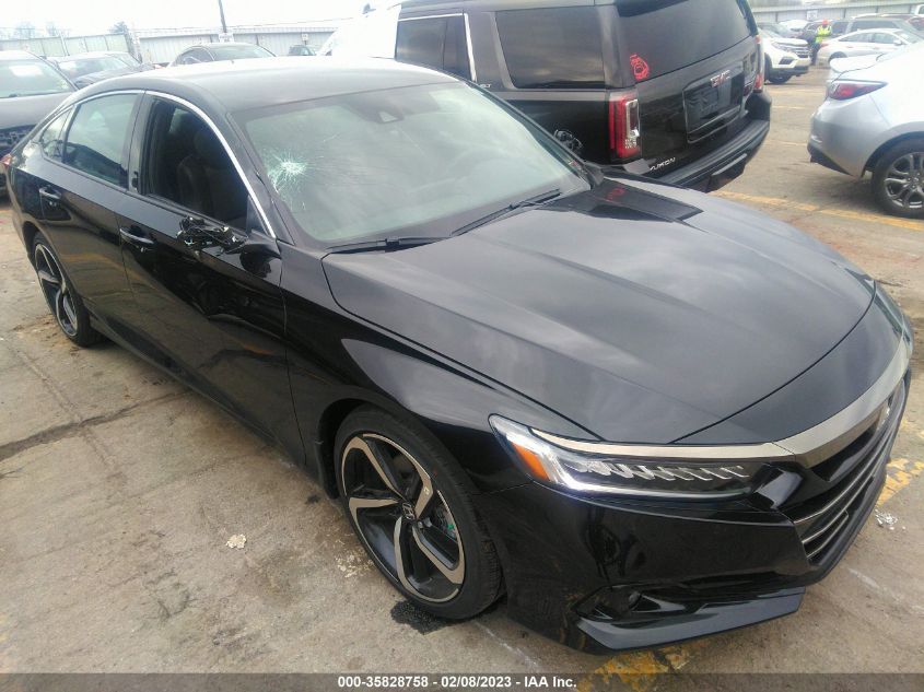 2022 HONDA ACCORD SEDAN SPORT VIN: 1HGCV1F36NA106963