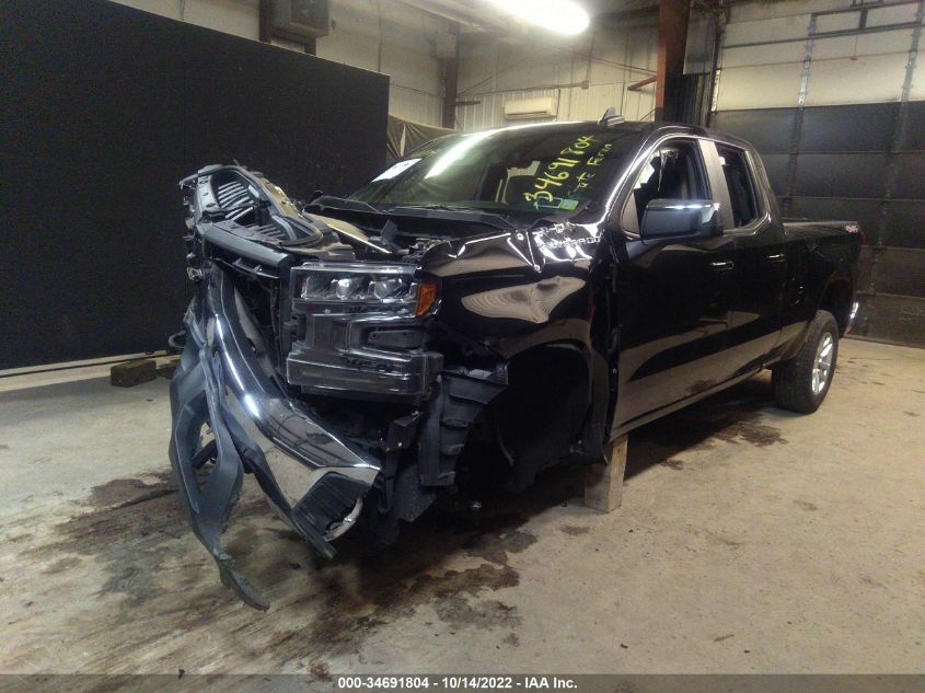 2021 CHEVROLET SILVERADO 1500 LT VIN: 1GCRYDED0MZ121065