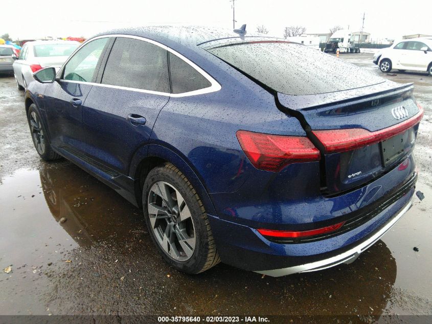 2022 AUDI E-TRON SPORTBACK S LINE PREMIUM VIN: WA11AAGE7NB023578