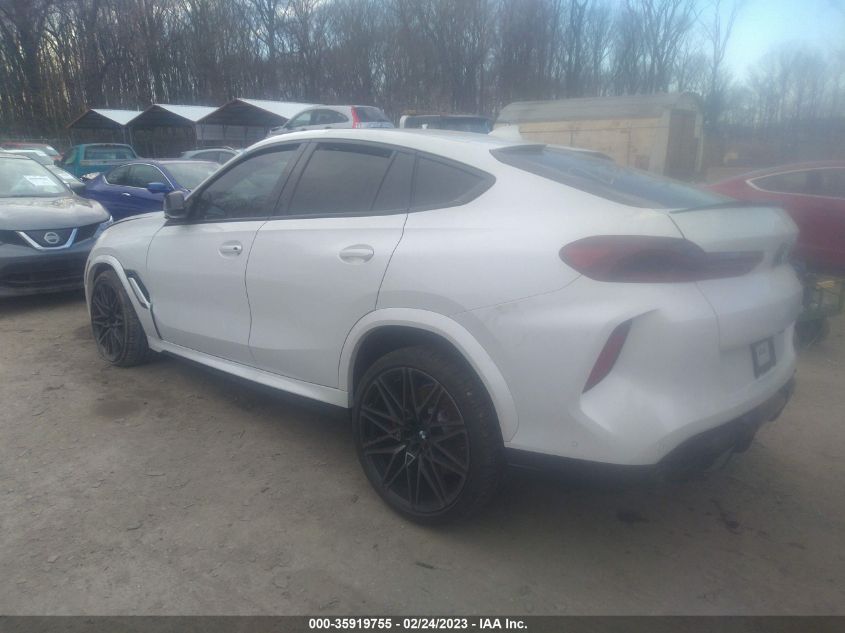 2022 BMW X6 M VIN: 5YMCY0C06N9L36604