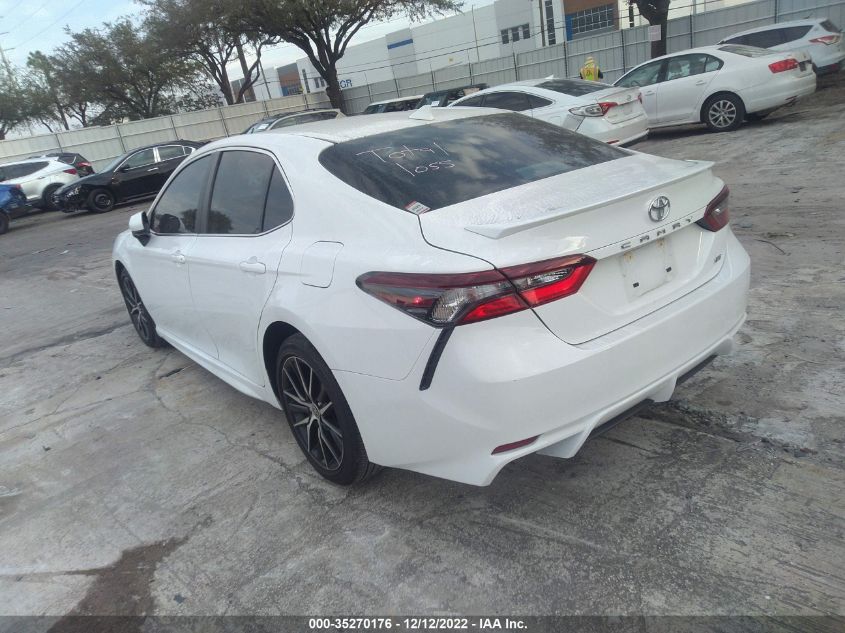 2021 TOYOTA CAMRY SE VIN: 4T1G11AK0MU478592