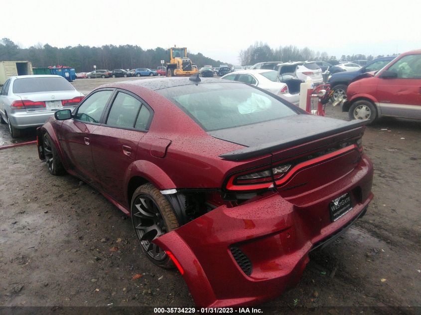 2022 DODGE CHARGER SRT HELLCAT WIDEBODY VIN: 2C3CDXL99NH154993